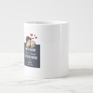 Anpassad Pappa Kaffemugg Jumbo Mugg