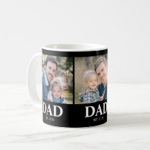 Anpassad Pappa Upprättad 3 Foto Fars Dag