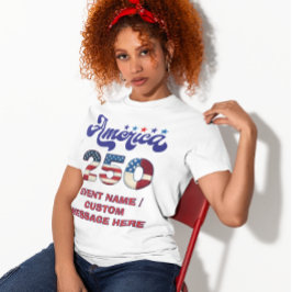 Anpassad paradfestival USA 250-årsjubileum T Shirt