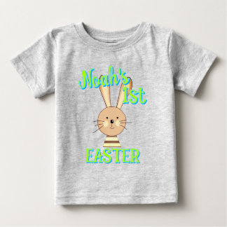 Anpassad påsk lycklig kanin barnklänning babykläde t shirt