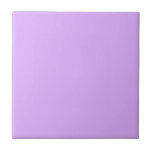 Anpassad Pastel Mauve Solid Färg-minimalist Kakelplatta<br><div class="desc">Lovable Light vår lila mauve färg. Minimalistisk enkel modern trendig chic stil pastellaaestetik i lavender solid färg. Mauve home decor,  mauve aestesideor,  mauve-kök,  mauve färg.</div>