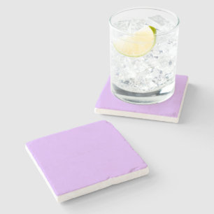 Anpassad Pastel Mauve Solid Färg-minimalist Stenunderlägg