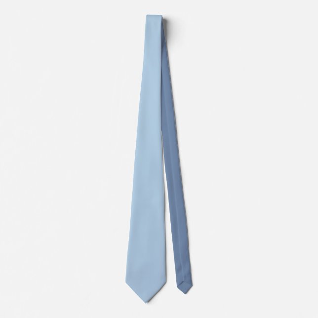 Anpassad pastellblå personlig minimalistisk slips (Framsida)