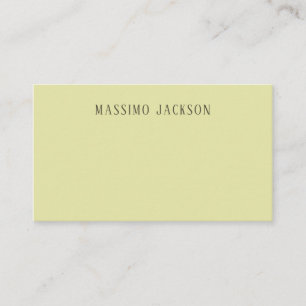 Anpassad pastellfärg personlig minimalistisk namn tilläggskort