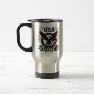 Anpassad patriotisk amerikansk örn USA Frihet Resemugg