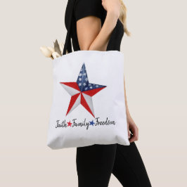Anpassad Patriotisk Amerikansk Stjärna, USA Flagga Tygkasse