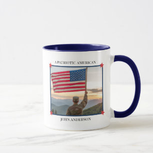 Anpassad patriotisk mugg med foto