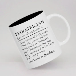 Anpassad Pediatriker Definition Mugg Examenpresent