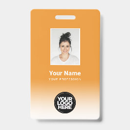 Anpassad personalfoto Gradient Orange