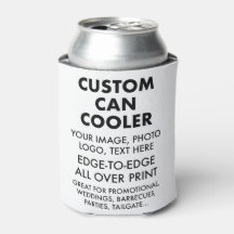 Anpassad Personlig Can Cooler Sleeve Blank