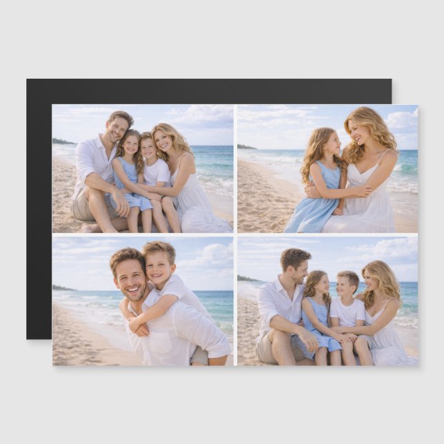 Anpassad Personlig Familjefoto (Fram/baksida)