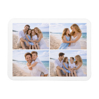 Anpassad Personlig Familjefoto Magnet