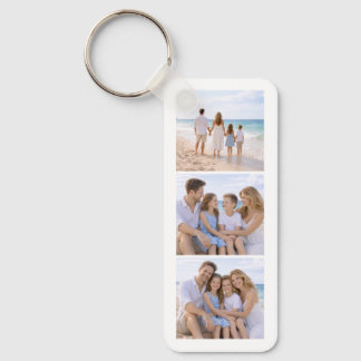 Anpassad Personlig Familjefoto Nyckelring