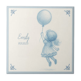 Anpassad personlig flicknamn kakelplatta