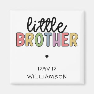 Anpassad Personlig för Lilla Brother Cute Cute Magnet
