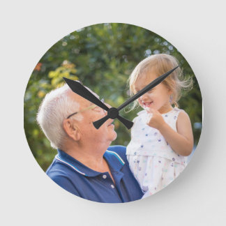 Anpassad personlig foto  rund klocka