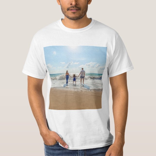 Anpassad personlig foto t shirt (Framsida)