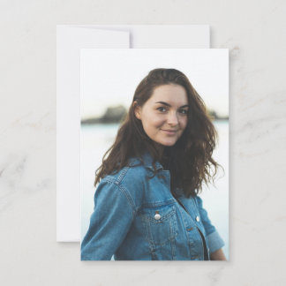 Anpassad personlig foto tack kort