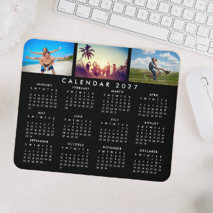 Anpassad Personlig Fotokollage 2027 Kalender Musmatta