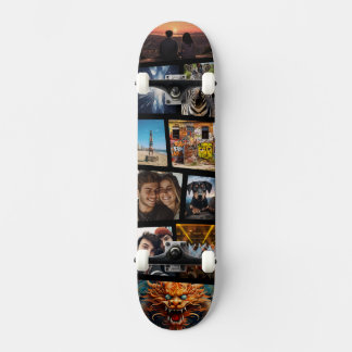 Anpassad Personlig Fotokollage Skateboard