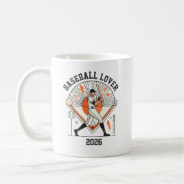 Anpassad Personlig Global Baseboll 2026 Kaffemugg