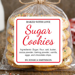 Anpassad personlig hemmagjord etikett CK006sq