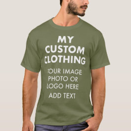 Anpassad personlig HERR ARMÉ GRÖN T-SHIRT