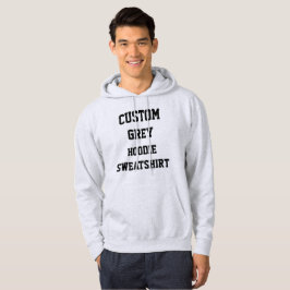 Anpassad Personlig Herr GRÅ KAPUSCHONG SVETTARSKJO Hoodie