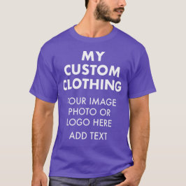 Anpassad personlig HERR LILA T-SHIRT