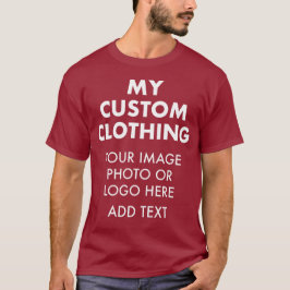 Anpassad personlig HERR MAROON RÖD T-SHIRT