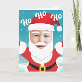 Anpassad Personlig Lägg till Eget Foto Jul Kort