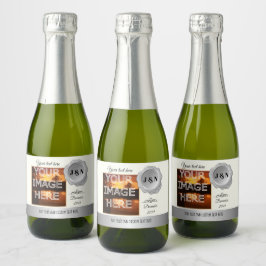 Anpassad Personlig Miniflask Mini Gnistrande Vin