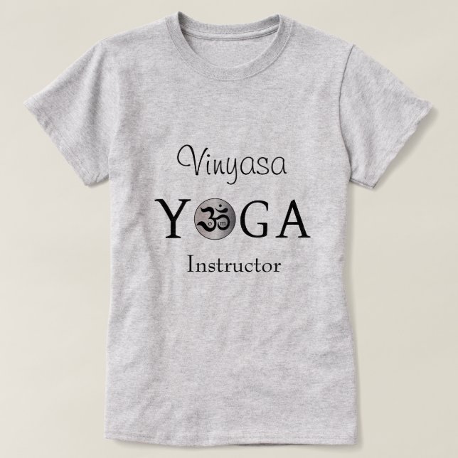 Anpassad Personlig Om yogi yoga-arbetsskjorta T Shirt (Design framsida)