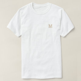 Anpassad personlig T-shirt med initial