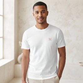 Anpassad personlig T-shirt med initial