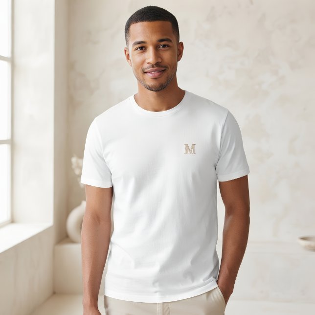 Anpassad personlig T-shirt med initial  (Skapare uppladdad)