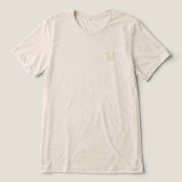 Anpassad personlig T-shirt med initial