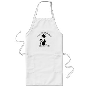 Anpassad Pet Groomer Apron Långt Förkläde