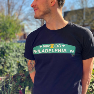Anpassad Philly-gatuskylt ~ Philadelphia T Shirt
