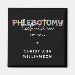 Anpassad Phlebotomi Tekniker PBT Phlebotomi Tech Magnet
