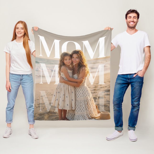 Anpassad PhotoPop Mamma Fleecefilt (På plats)