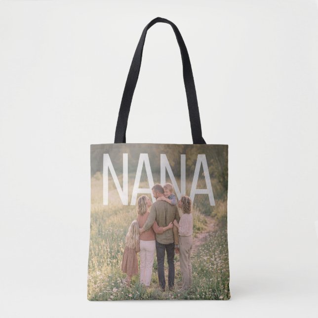 Anpassad PhotoPop Mormor Tygkasse (Framsida)