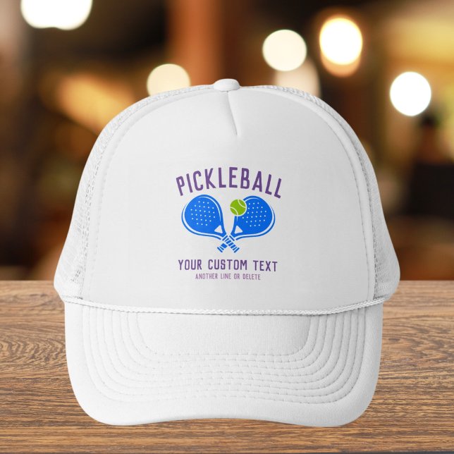 Anpassad Pickleball-älskares Teamklubb Paddle & Bo Keps (Skapare uppladdad)