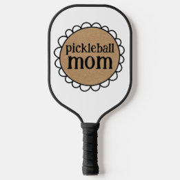 Anpassad PICKLEBALL MAMMA Scalloped Kant