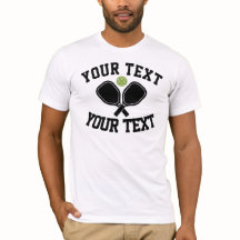 Anpassad Pickleball & Paddles Lag T-Shirt
