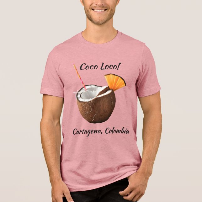 Anpassad plats Coco Loco T Shirt (Framsida)