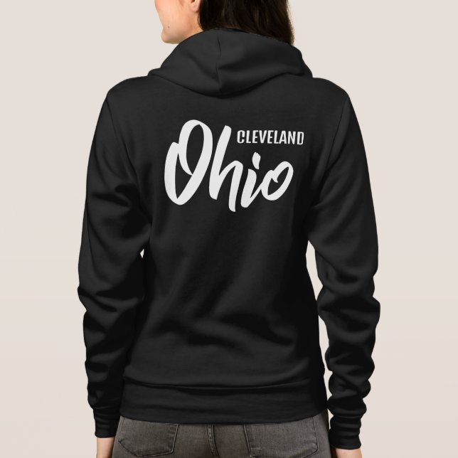 Anpassad plats & text Ohio T Shirt (Baksida)