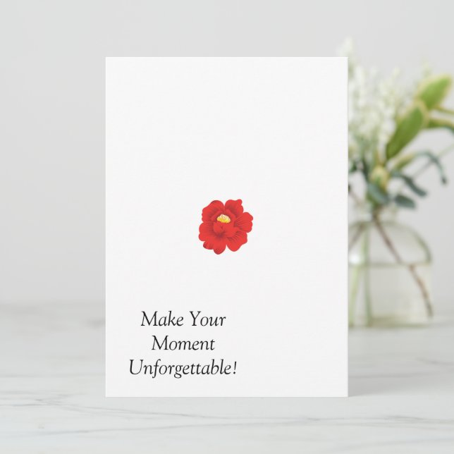 Anpassad platt annonskort meddelande (Stående Fram)