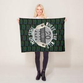 Anpassad Pojke Blanket | Boho Woodland Fleecefilt