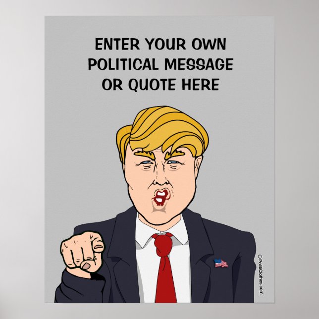Anpassad politisk text poster (Framsidan)